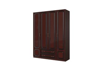 Лакированный Шкаф для платья и белья ШР-4