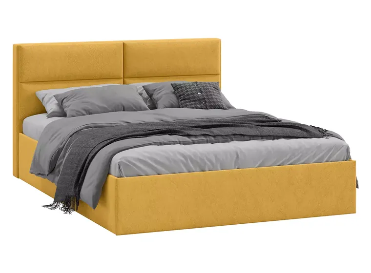 Кровать без ПМ Глосс тип 1 Микровелюр Wellmart