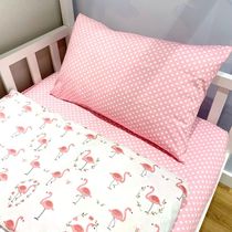 Постельный комплект DreamTex Розовый Фламинго 180х90