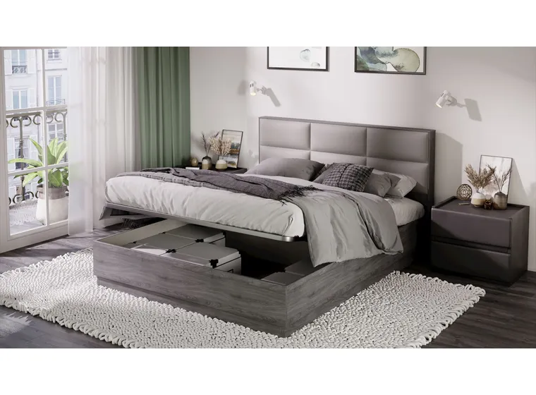 Кровать с ПМ Либерти (с подъемным механизмом) СМ-297.01.002