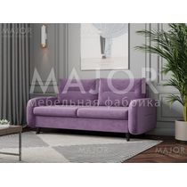 Прямой диван Эстет А тик-так фиолетовый в гостиную
