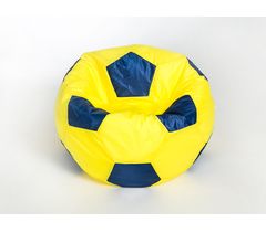 Кресло-мешок "Мяч" Оксфорд жёлто-синий