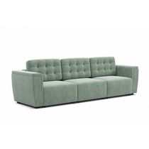 Прямой диван-кровать "Милан 2" (вариант 3) еврокнижка мятный