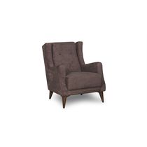 Мягкое кресло Плимут ТК 380 коричневое велюр в гостиную