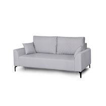 Берген 2 прямой диван-кровать (вариант 2) тик-так серый