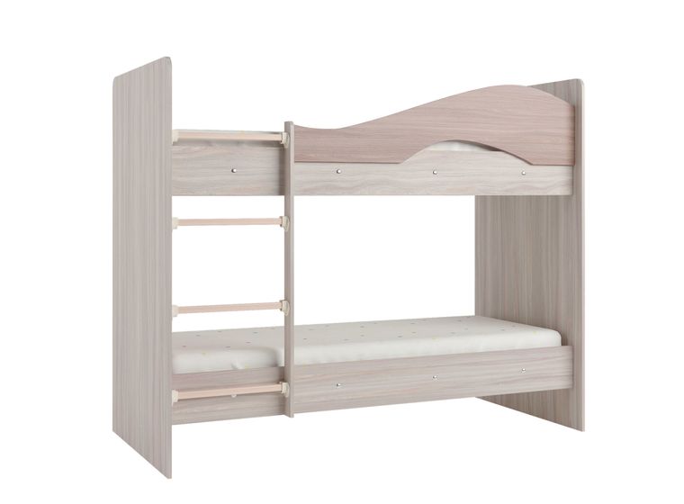 Детская двухъярусная кровать Майя без ящиков (латы)