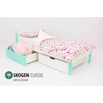 Детская кровать «Svogen classic мятно-белый»