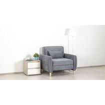 Кресло-кровать Анита ТК 374 велюр серый