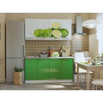 Кухонный гарнитур Риал 1600 зеленый