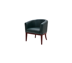 Кресло Вальтер черное экокожа 76*70*84 см