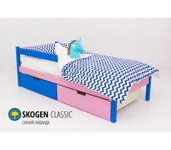 Детская кровать «Svogen classic синий-лаванда»