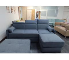 Диван  угловой  с  оттоманкой  Полярис  5 ДУ