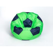 Кресло-мешок "Мяч" Оксфорд зелено-синий