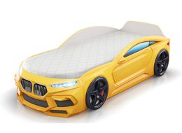 Кровать-машинка Romack Romeo желтая