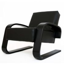 Современное кресло Рица 184 черное экокожа